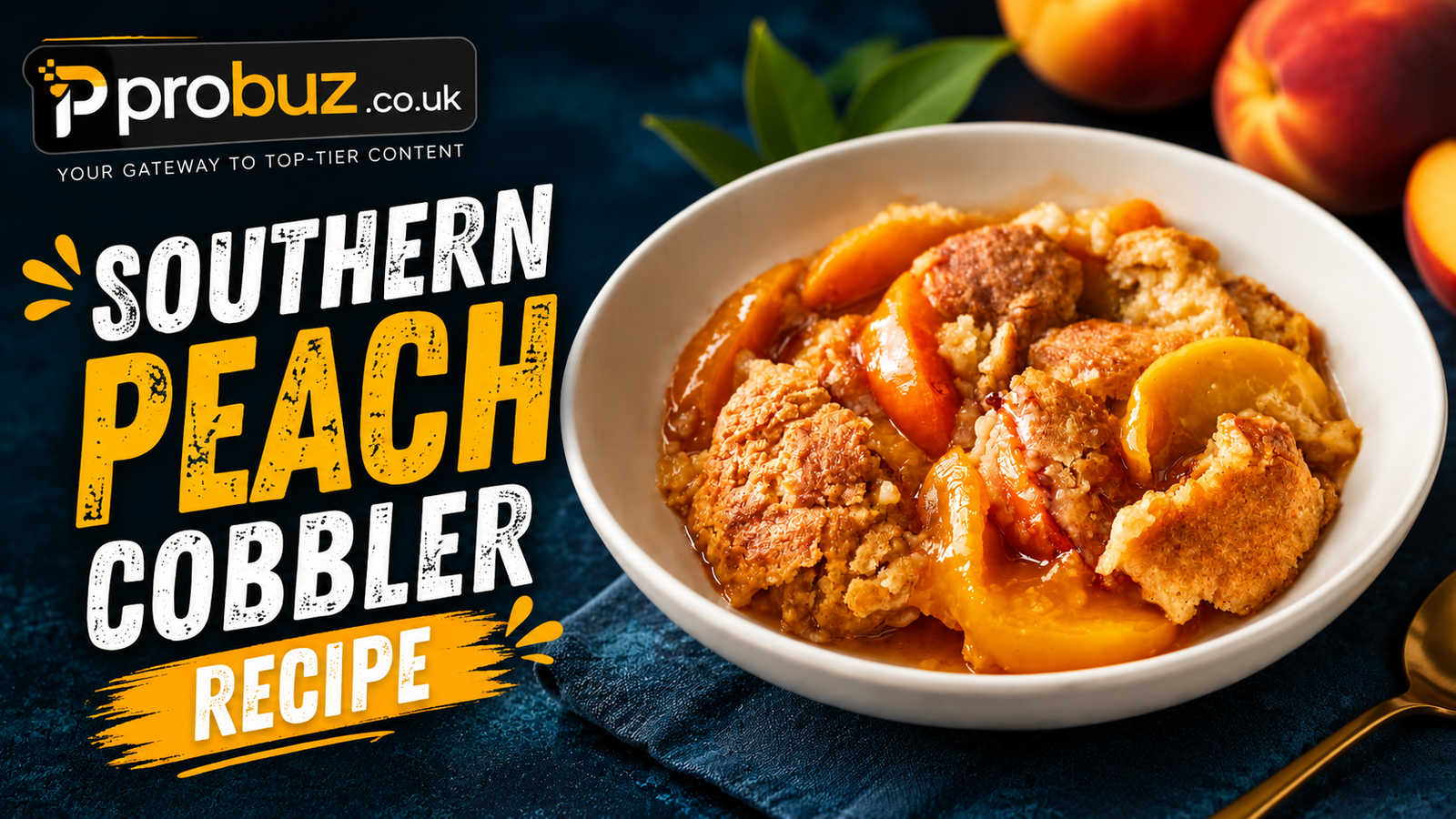 Southern Peach Cobbler Recipe: A Classic, Easy Dessert