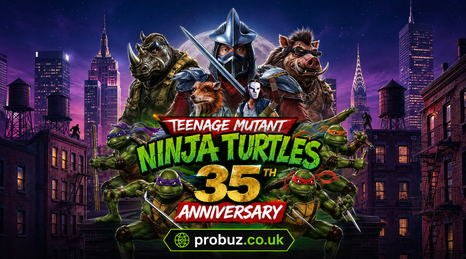 Teenage Mutant Ninja Turtles 35th Anniversary: How TMNT Became a Lasting Pop-Culture Icon
